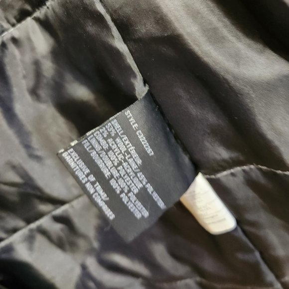 Caliborne Wool Blend Pea Men's Coat Black - Small - Picture 4 of 5